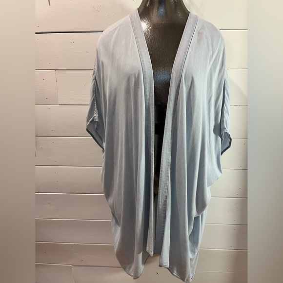 Draped Pale Blue Jacket – Azure Skies – S/M - Picture 8 of 11